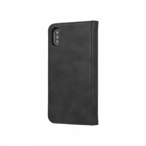 Forever Gamma 2w1 Leather Book Case do iPhone X / iPhone XS czarny