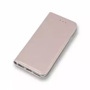 Pokrowiec Smart Magnetic do Huawei Y6 2019 różowo-złoty