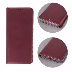 Pokrowiec Smart Magnetic do Xiaomi Redmi Note 8 Pro burgundowy