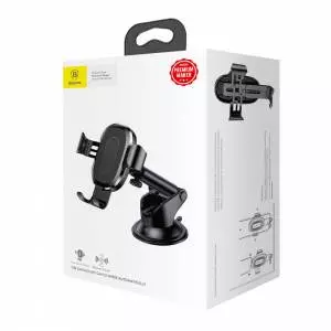 Baseus Uchwyt samochodowy grawitacyjny z ładowarką indukcyjną WXYL-A01 czarny