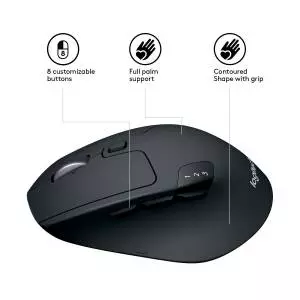 Mysz bezprzewodowa Logitech M720 TRIATHLON optyczna czarna