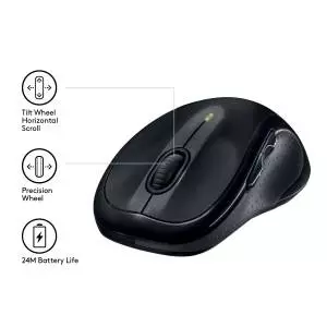 Mysz bezprzewodowa Logitech M510 Advanced laserowa czarna