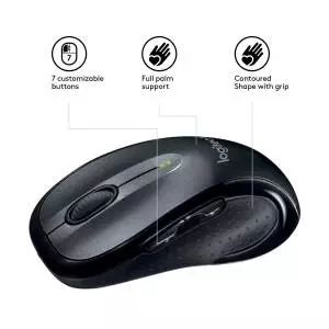 Mysz bezprzewodowa Logitech M510 Advanced laserowa czarna