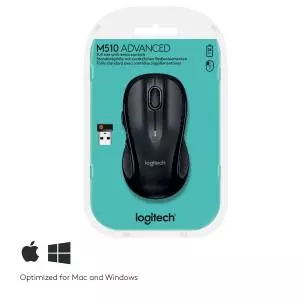 Mysz bezprzewodowa Logitech M510 Advanced laserowa czarna