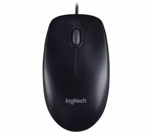 Mysz przewodowa Logitech B100 Optical USB czarna