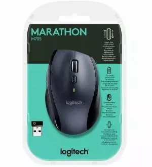 Mysz bezprzewodowa Logitech M705 Marathon laserowa czarna 910-001949