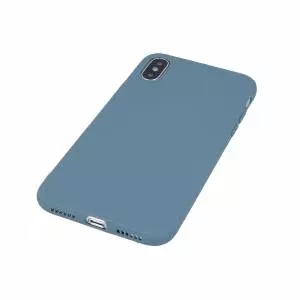 Nakładka Matt TPU do Xiaomi Redmi Note 7 szaro-niebieska