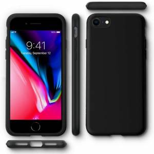 Spigen Etui Liquid Crystal iPhone 7/8/SE 2020 czarne
