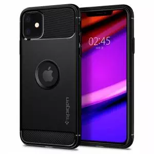 Spigen Etui Rugged Armor iPhone 11 czarny (W)