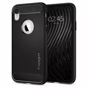 Spigen Etui Rugged Armor iPhone XR czarny