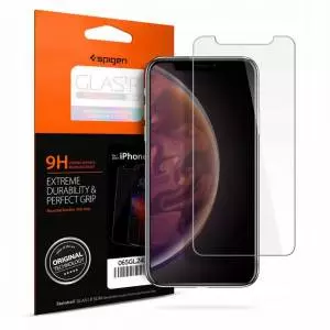 Spigen Szkło hartowane GlastR Slim iPhone 11/XR