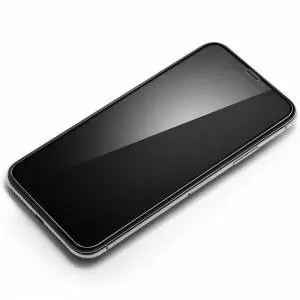 Spigen Szkło hartowane Glass FC iPhone 11 Pro/XS/X czarne