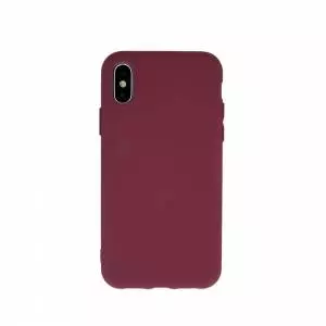 Nakładka Silicon do Samsung S10 burgundowa