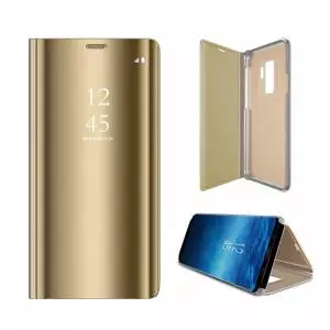 Pokrowiec Smart Clear View do Samsung A10 złoty