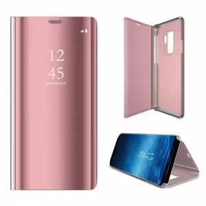 Pokrowiec Smart Clear View do Samsung S10 różowy