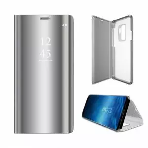Pokrowiec Smart Clear View do Samsung S7 G930 srebrny