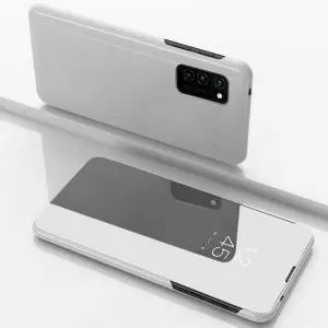 Pokrowiec Smart Clear View do Samsung S7 G930 srebrny