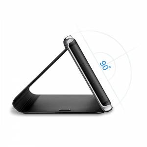 Pokrowiec Smart Clear View do Motorola Moto G8 Plus czarny