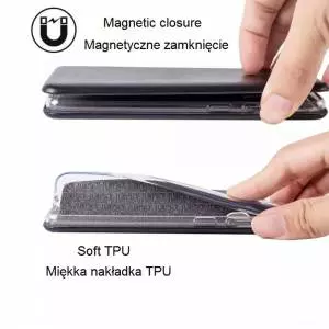 Pokrowiec Smart Diva do Xiaomi Redmi Note 7 różowo-złoty