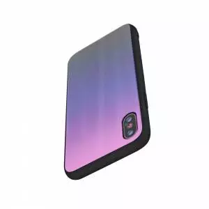 Nakładka Aurora Glass do Xiaomi Redmi Note 8 Pro różowo-czarna