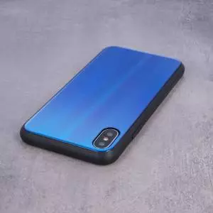 Nakładka Aurora Glass do Samsung A40 ciemnoniebieska