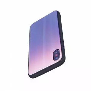 Nakładka Aurora Glass do Samsung A10 brązowo-czarna