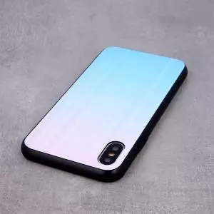 Nakładka Aurora Glass do Huawei P Smart 2019 / Honor 10 Lite niebiesko-różowa