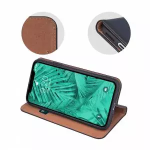 Pokrowiec skórzany Smart Pro do Samsung A10 czarny