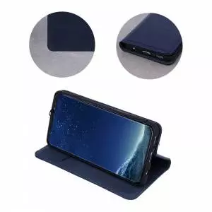 Pokrowiec skórzany Smart Pro do Huawei P40 granatowy