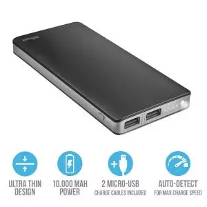 Trust Power Bank Primo Thin 10000 mAh