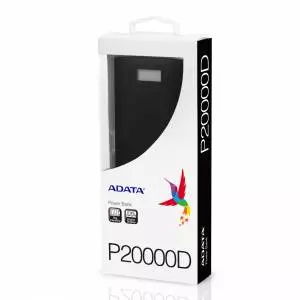 Adata Power Bank AP20000D 20000mAh 2.1A granatowy