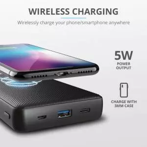 Trust Power Bank RIMO Wireless 20 000 mAh