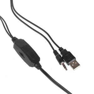 Audiocore Głośniki komputerowe 6W USB AC865B czarno-niebieskie