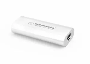 Esperanza Power Bank HADRON 4400mAh biały