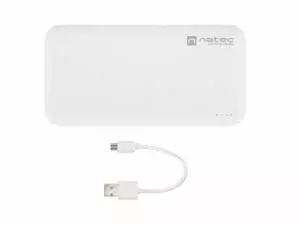 Natec Power Bank Extreme Media Trevi Slim NPB-1539 10000mAh biały