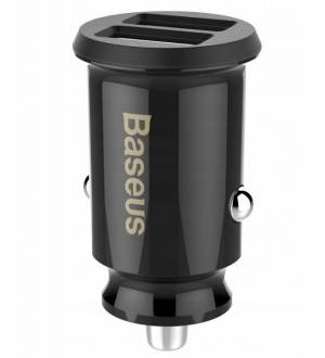 Ładowarka samochodowa Baseus Grain 2x USB 3,1A czarna