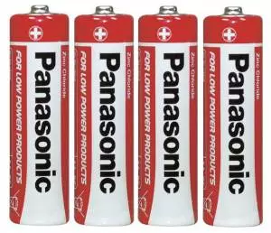 Bateria cynkowo-węglowa, AA, 1.5V, Panasonic, Folia, 4-pack