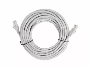 Kabel sieciowy patchcord kat. 5e 15m szary Lanberg