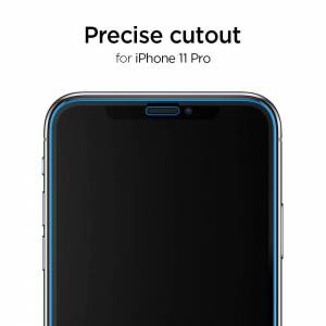 Spigen Szkło ALM Glass FC iPhone 11 Pro Max czarne