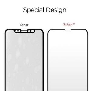 Spigen Szkło Glass FC iPhone 11/XR czarne