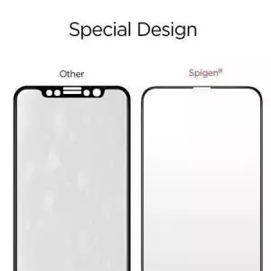 Spigen Szkło Glass FC iPhone 11/XR czarne