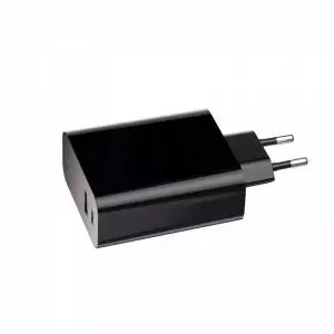 Szybka ładowarka sieciowa Baseus USB + USB-C 3.0 45W czarna