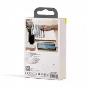 Szybka ładowarka sieciowa Baseus USB + USB-C 3.0 45W czarna