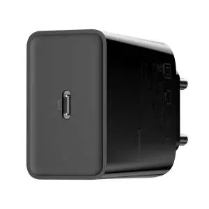 Ładowarka sieciowa USB-C Baseus Mini, Power Delivery 18W + kabel USB-C - Lightning 1m czarny