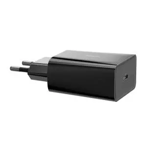 Ładowarka sieciowa USB-C Baseus Mini, Power Delivery 18W + kabel USB-C - Lightning 1m czarny