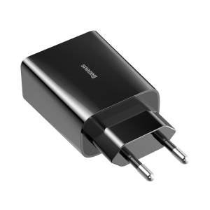 Ładowarka sieciowa USB-C PD Baseus Mini, Power Delivery, 18W czarna