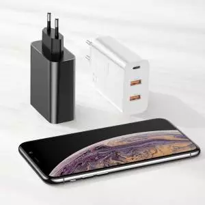 Ładowarka sieciowa USB Baseus PPS 2xUSB QC + USB-C PD 60W biała