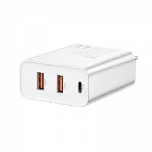 Ładowarka sieciowa USB Baseus PPS 2xUSB QC + USB-C PD 60W biała