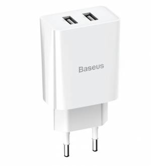 Ładowarka sieciowa Baseus Speed Mini 10.5W z kablem USB Lightning 2.4A 1m biała