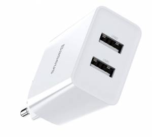 Ładowarka sieciowa Baseus Speed Mini 10.5W z kablem USB Lightning 2.4A 1m biała
